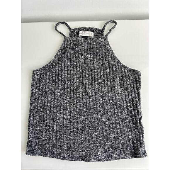Abercrombie and Fitch fleece grey top, size￼ S - Picture 4 of 6